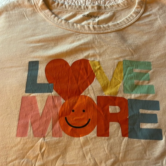 Old Navy love more T-shirt - Picture 1 of 3